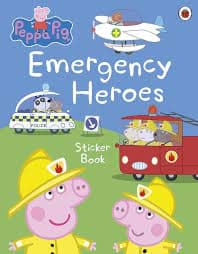 PEPPA PIG - EMERGENCY HEROES STICKER BOOK resmi